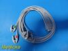 GE OEM  2106389-001 ECG Leadwire Set, 5-Lead, Grouped, Grabber, AHA 74 cm