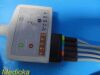 GE HEALTHCARE GE P/N 416035-001 Ref 2017006-001 Multilink ECG Trunk Cable W/ Leads