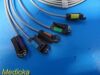 GE HEALTHCARE GE P/N 416035-001 Ref 2017006-001 Multilink ECG Trunk Cable W/ Leads