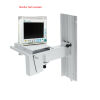 EASTSHORE COMPACT WALL MOUNT FOR DATEX-OHMEDA S5 Compact, CHOICE OF BASKET CHANNEL LENGTH Wall Mount