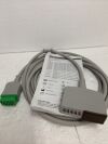 GE Carefusion 2017006-001 Multi-Link ECG Care Cable 12 Lead, AHA, 3.6m/12ft