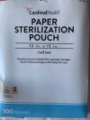 CARDINAL HEALTH 92152 Sterilization Pouch Paper Self Sealing
