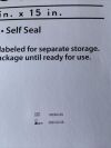 CARDINAL HEALTH 92152 Sterilization Pouch Paper Self Sealing