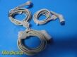 MASIMO Lot of 3  PS-10153D M-LNC Philips Viridia SpO2 Adapter Cable, 10-ft