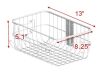 EASTSHORE COMPACT WALL MOUNT FOR Mindray uMEC Monitor, CHOICE OF BASKET CHANNEL LENGTH Wall Mount