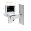 EASTSHORE COMPACT WALL MOUNT FOR Nihon Kohden BSM-3500 3800 Monitor, CHOICE OF BASKET CHANNEL LENGTH Wall Mount