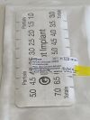 GRACE MEDICAL Molded Otologi Sizer 965  Exp.2022-09  (H24) 965 Molded Otologic