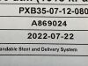 EV3 Visi-Pro PXB35-07-12-080  Exp.2022-07  (C5) PXB35-07-12-080 Visi-Pro