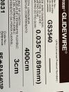 TERUMO Catheter Exchange  GS3540   Exp.2023-07  (A5) Catheter Exchange