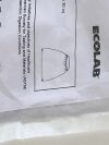 ECOLAB Lot of 8 Banded Bag with Rubber Band and Tape 63630RT  Exp.2022-10  (B30)  63630RT Banded Bag with Rubber Band and Tape