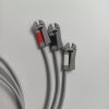 GE 412682-001 Vyaire GE Multi-Link ECG Leadwire 3-Lead Grabber AHA 74cm 29In 412682-001 Monitor