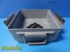 ZIMMER Hall Surgical Storage Sterilization Case W/ Instrument Basket