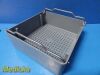 ZIMMER Hall Surgical Storage Sterilization Case W/ Instrument Basket