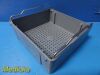 ZIMMER Hall Surgical Storage Sterilization Case W/ Instrument Basket