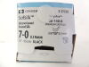 COVIDIEN S-1733K SOFSILK 7-0 BLACK 18" Surgalloy SE-140-8 SPATULA - DOUBLE ARMED - BOX/12 (2024/04/30) Sutures