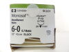 COVIDIEN SN-3697 MONOSOF 6-0 BLACK 18" Edgellant P-10 CUTTING - BOX/12 (2024/08/31) Sutures