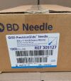 BD New Case of 1000  PrecisionGlide Needle 25G x 1 ½ Ref # 305127 Exp. Date 1/31/2025