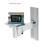 EASTSHORE COMPACT WALL MOUNT FOR Philips MX400 MONITOR, CHOICE OF BASKET CHANNEL LENGTH Wall Mount