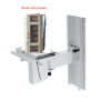 EASTSHORE COMPACT WALL MOUNT FOR Suntech 247B vital sign, CHOICE OF BASKET CHANNEL LENGTH Wall Mount