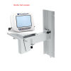 EASTSHORE COMPACT WALL MOUNT FOR Verathon Glidescope GVL/AVL Monitor, CHOICE OF BASKET CHANNEL LENGTH Wall Mount