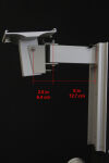 EASTSHORE COMPACT WALL MOUNT FOR Welch Allyn 53000 vital sign Monitor, CHOICE OF BASKET CHANNEL LENGTH Wall Mount