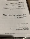 RELIANT Fraxel Laser System High Level Tip Disinfection Procedure