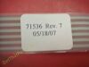 HILL-ROM 71536 Hill Rom Care Assist P1170D Membrane Nurse Call W Ribbon Assy Tested Beds - Misc.