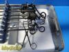 JARIT R. Wolf Pilling Assorted Operative  Laparoscopy Instrument W/ Tray