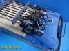 R. WOLF Integra Jarit Laparoscopic Surgery Instrument Set W/ TrayUrology