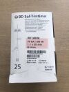 BD 383336 Saf-T-Intima Safety System w/ Y Adapter 20Ga 1in (25/Box)