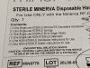 MINERVA SURGICAL Sterile Minerva Disposable Handpiece MIN9770  Exp.2022-11  (M3) MIN9770 Sterile Minerva Disposable Handpiece