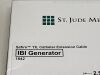 ST JUDE MEDICAL Lot of 2 IBI Generator 402578   Exp.2022-09  (H26) 402578 IBI Generator