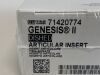SMITH & NEPHEW Genesis II Dished (3-4 size) 71420774 Exp.2022-06  (H29) 71420774 Genesis II Dished (3-4 Size)