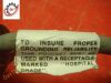 HILL-ROM RW82VHA-MPC Resuscitaire RW82VHA-1 Warmer Oem Main Power Cable Asy Beds - Misc.