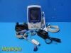 WELCH ALLYN Spot Vital Signs LXI Nellcor Oximax SpO2 W/ Temp,SpO2,NBP Lead