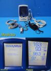 WELCH ALLYN 45NT0 Spot, LXI W/ SpO2, NBP, Temp Leads ~  Vitals Monitor