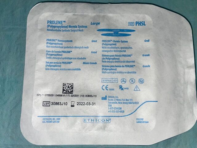 ETHICON PHSL Prolene Large Hernia System (x)