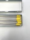 ETHICON DS26 Ethi-Pack Pre-Cut Sutures Surgical Steel, 50 18" Strands Per Tube, 12 Tubes