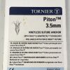 TORNIER SMK000101 Piton 3.5mm Knotless Suture Anchor with Cinch and SmartMetal Tech, Preloaded with Force Fiber Suture