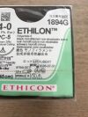 ETHICON 1894G ETHILON Black Monofilament Non-Absorbable Suture 4-0 PC-5 19mm (Box/12)