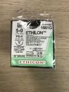 ETHICON 1661G ETHILON Black Monofilament Non-Absorbable Suture 5-0, PS-4 (Box/12)