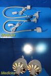 2X Sunnex HM1000-37W Gooseneck Exam Light, Medical Light Wall Mount,20 Watt