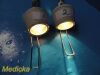 2X Sunnex HM1000-37W Gooseneck Exam Light, Medical Light Wall Mount,20 Watt