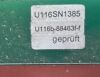 ZIEHM U116b-88463f-f U116 C-arm board C-Arm
