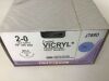 ETHICON J789D Coated Vicryl Suture, Box of 12 Pieces Exp 08/2024 B0621