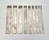 V. MUELLER OS1062-9 Lambotte Osteotomes Straight Blade 1062-004, -006, -008, -010, -012, -015, -018, -019, -020 (Set of 9)
