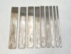 V. MUELLER OS1062-9 Lambotte Osteotomes Straight Blade 1062-004, -006, -008, -010, -012, -015, -018, -019, -020 (Set of 9)