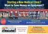 RITTER 108 w Silver Shell, Gray Doors, and New Black Upholstery Exam Table