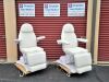 RITTER 108 w Silver Shell, Gray Doors, and New Black Upholstery Exam Table