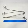 COOPER SURGICAL Z16175GYLX ZSI PAIR OF 2 Z-Clamp Hysterectomy Forcep, Straight, Offset Handle, 35.5cm